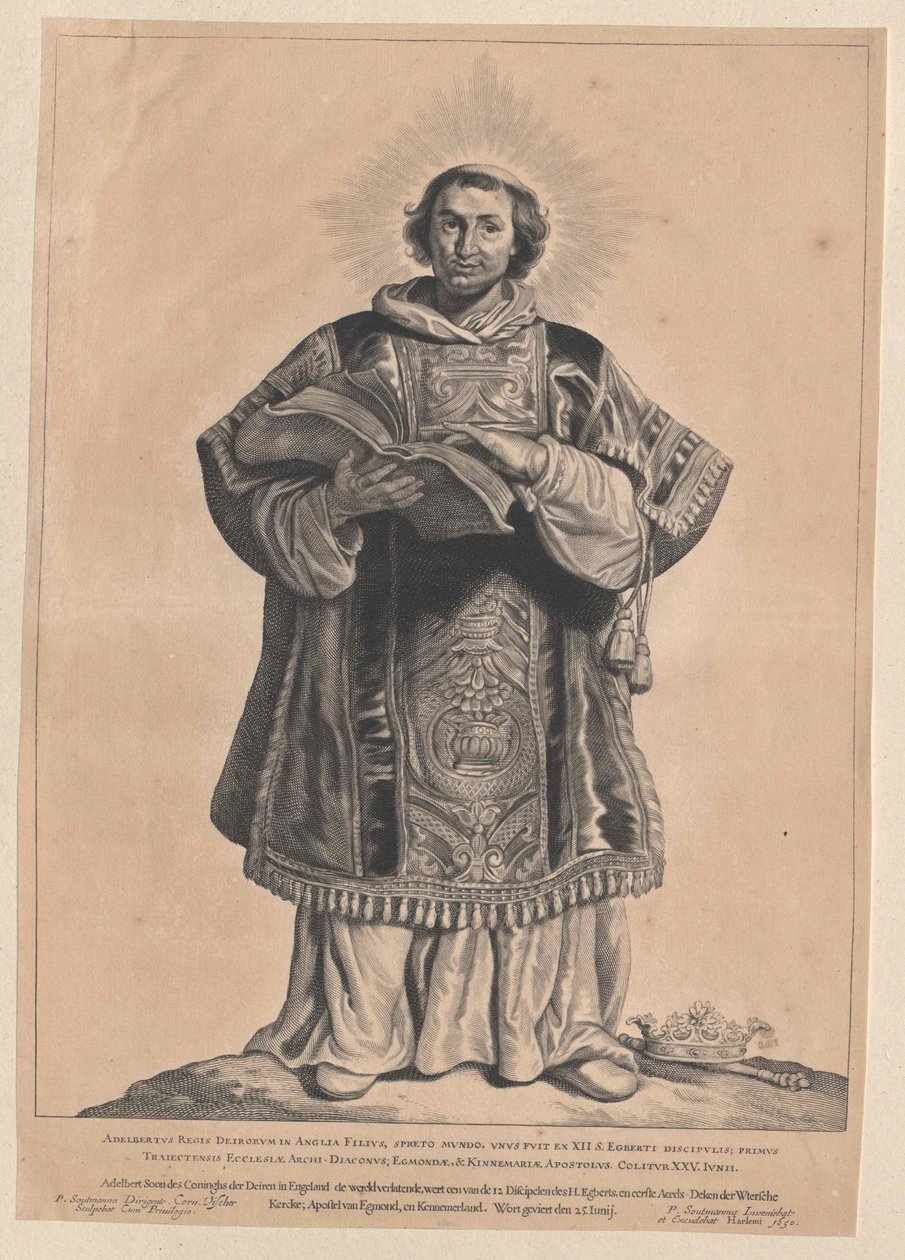 Heiliger Adalbert von Egmont von Artist Unknown