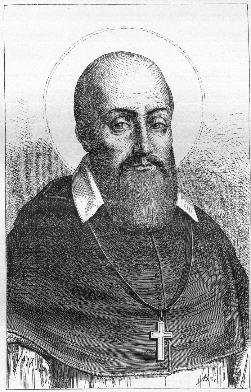 Franz von Sales, Bischof von Genf, Gründer des Ordens der Heimsuchung von Artist Unknown