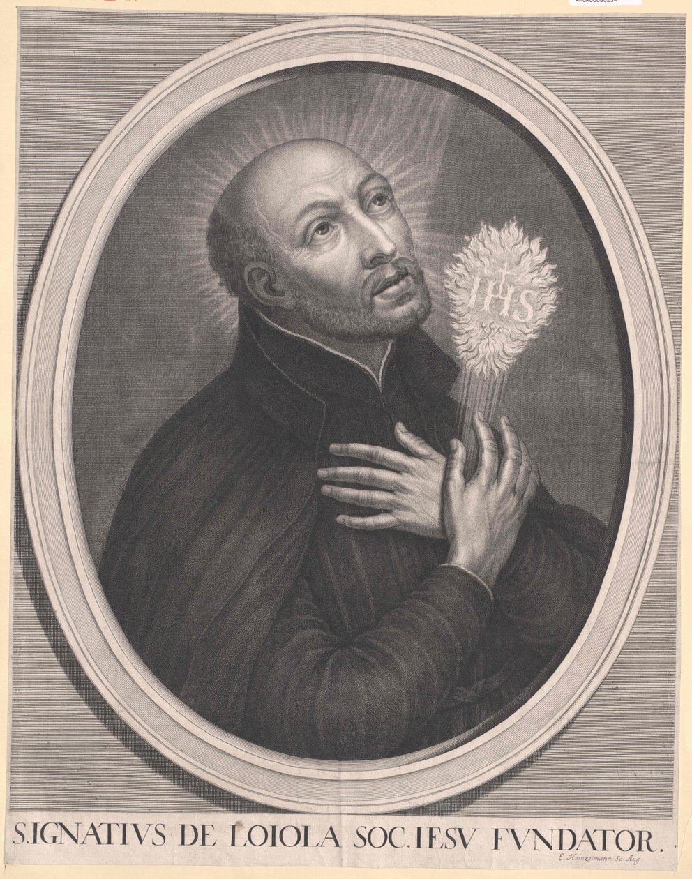 Heiliger Ignatius von Loyola von Artist Unknown