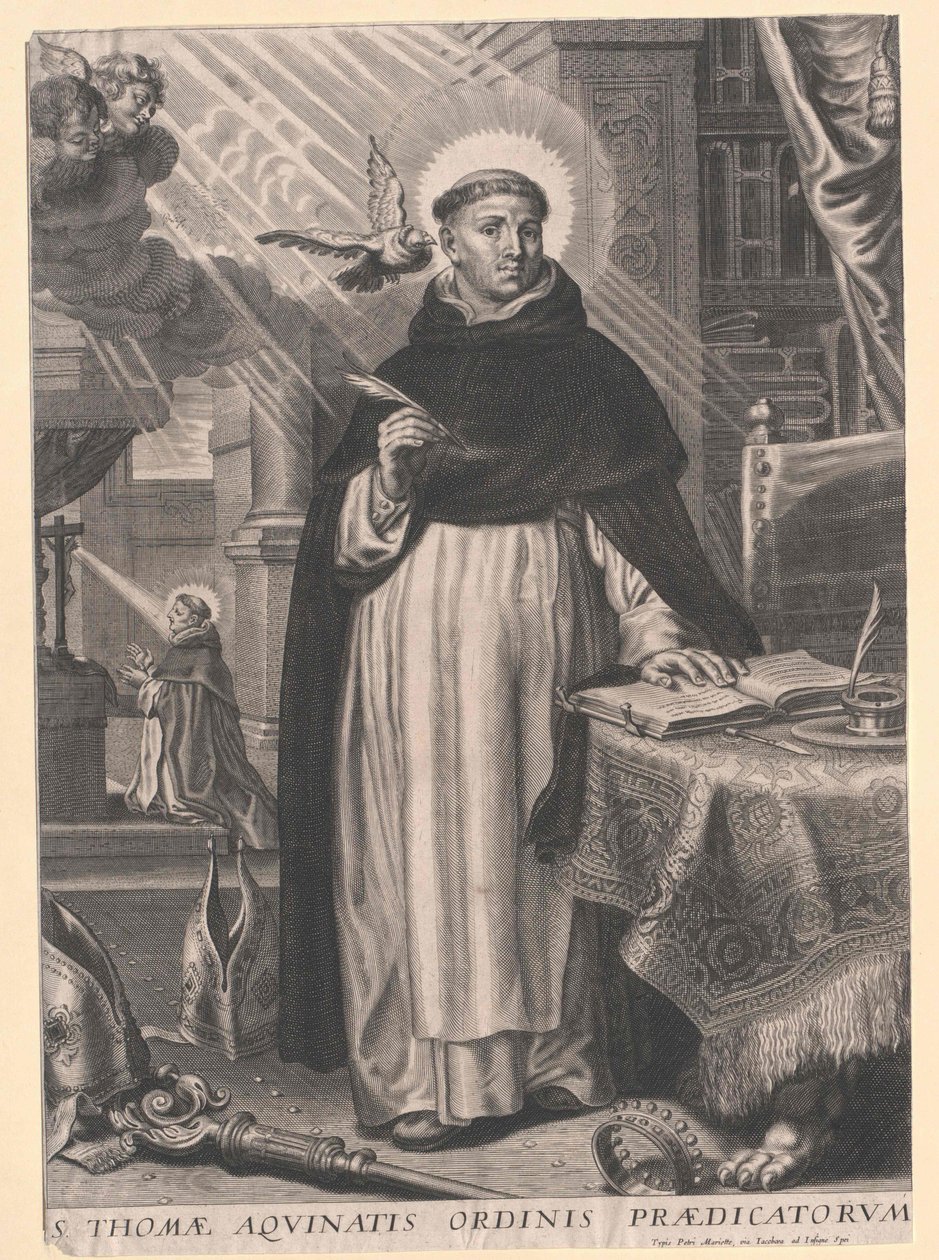 Heiliger Thomas von Aquin von Artist Unknown