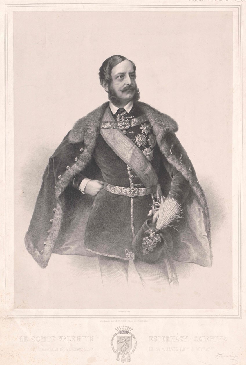 Valentin Graf Baron von Galantha Esterhazy von Artist Unknown