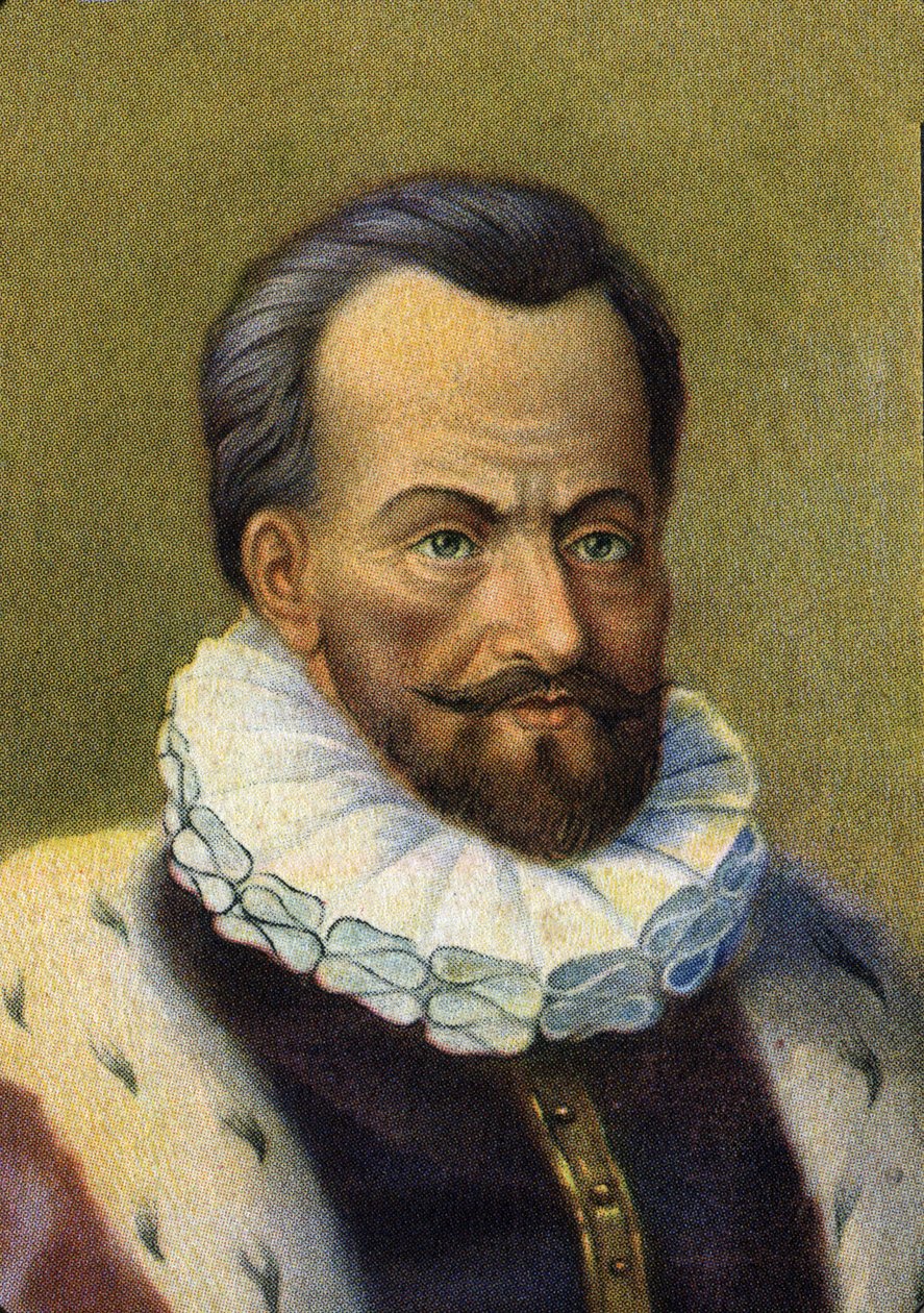 Porträt von Simon Stevin, belgischer Mathematiker von Artist Unknown
