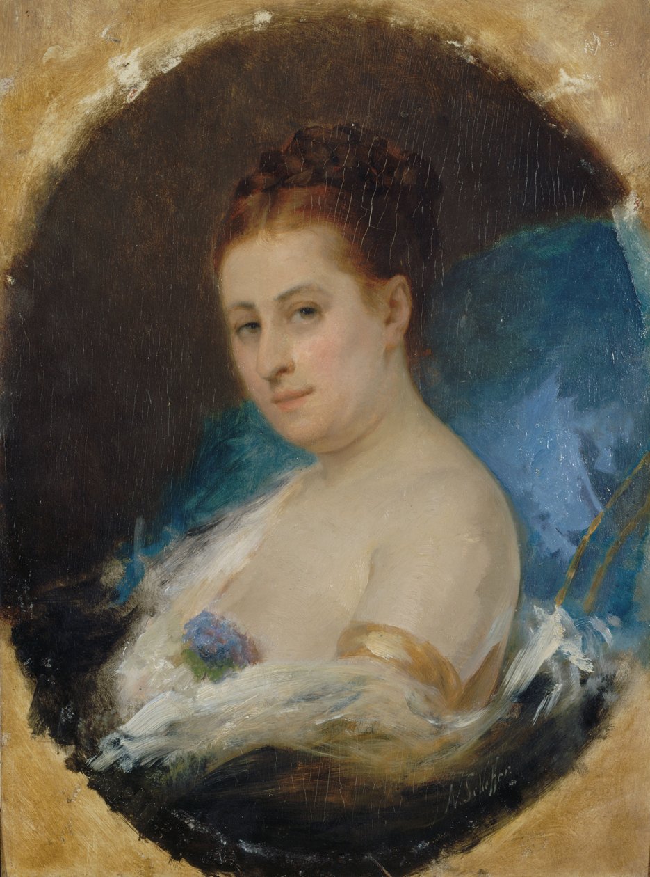Porträt der Schauspielerin Adelaide Ristori 1822-1906, ca. 1857 von Ary Arnold Scheffer