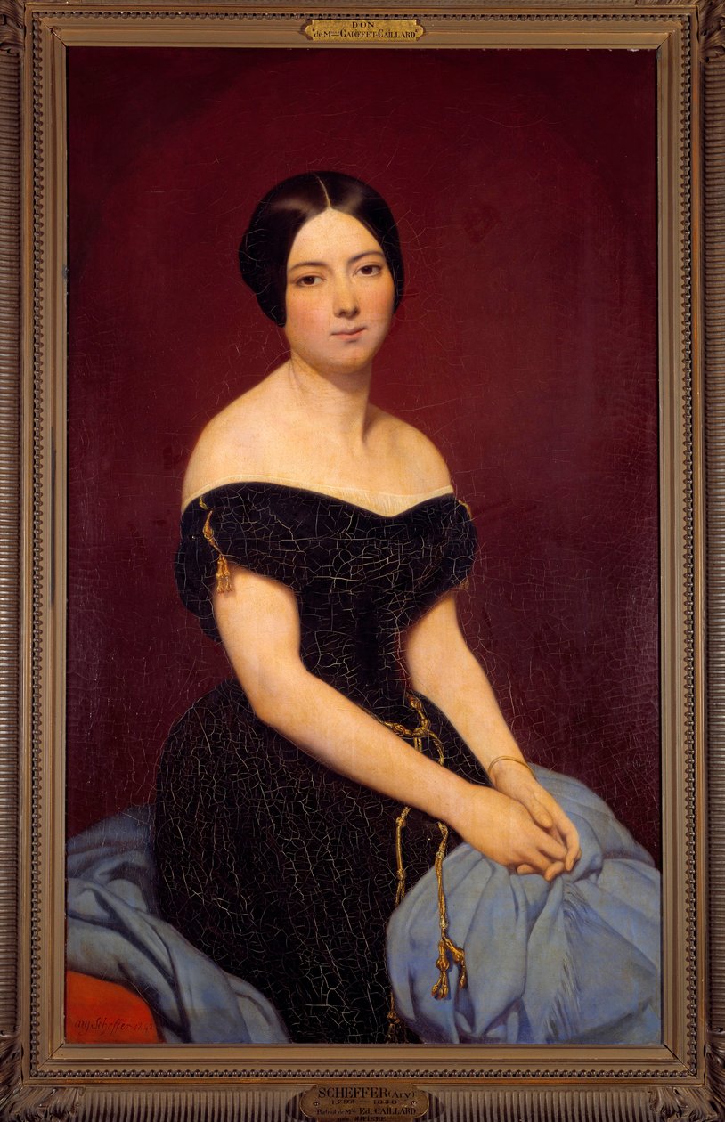 Porträt von Madame Edmond Caillard, geborene Sipierre von Ary Scheffer