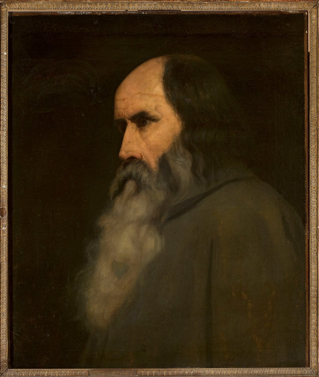 Porträt eines alten Mannes (Berthold Schwarz?) von Ary Scheffer