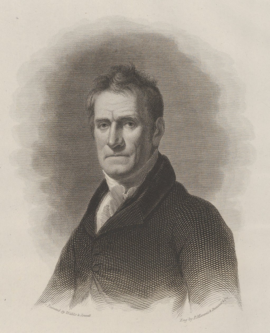 Cadwallader David Colden, Bürgermeister von New York City, ca. 1825 von Asher Brown Durand