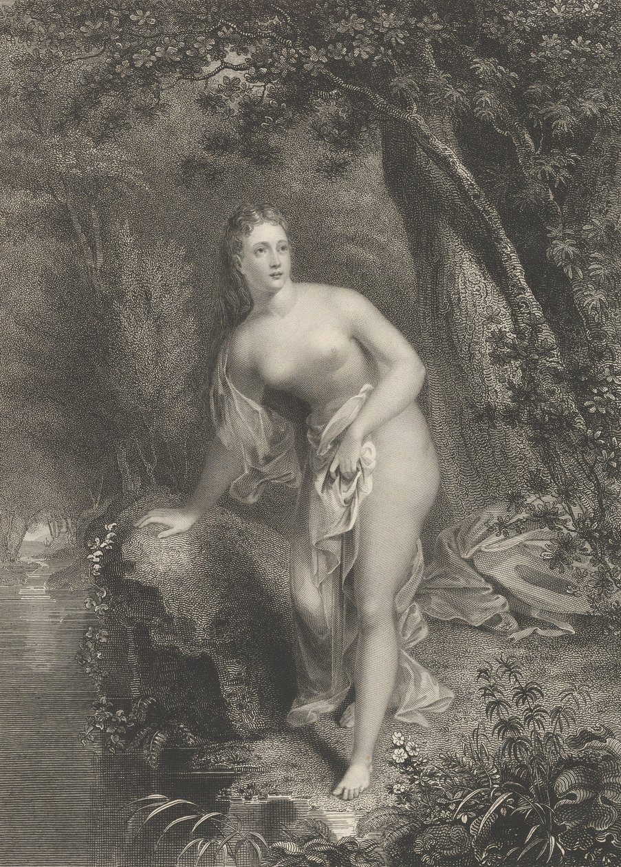Musidora, 1825 von Asher Brown Durand