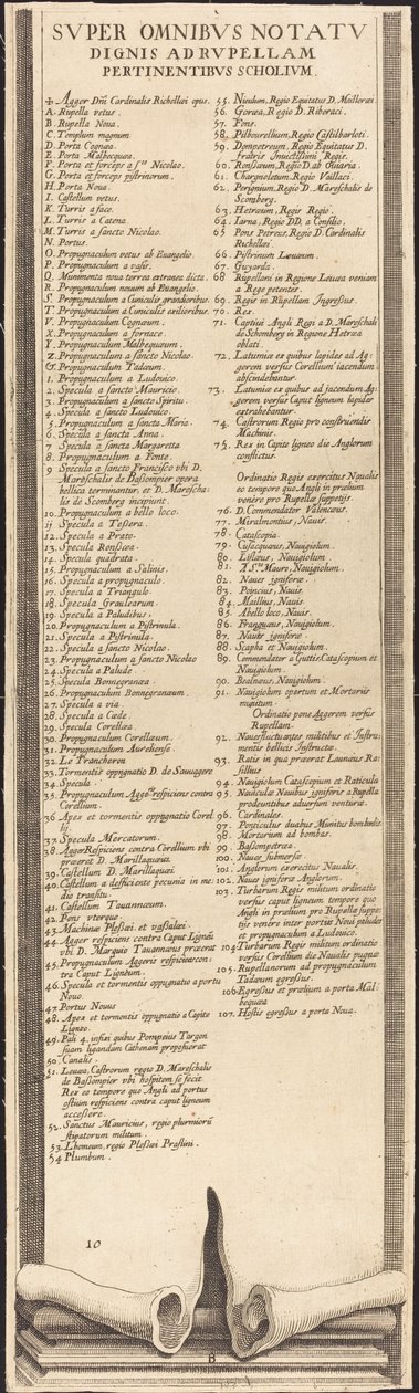 Die Belagerung von La Rochelle [Tafel 13 von 16; Set umfasst 1952.8.97-112] von Assistant of Jacques Callot