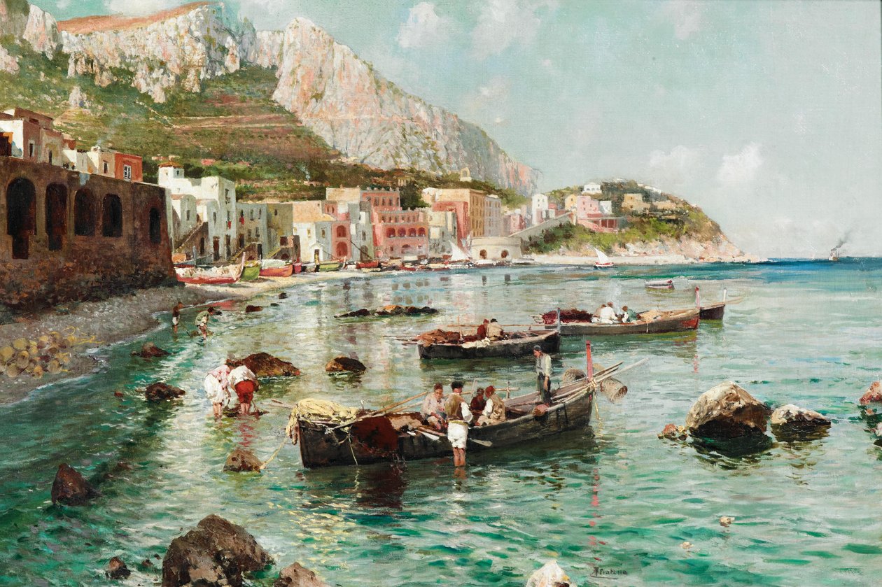 Attilio Pratella Capri Marina Grande von Attilio Pratella