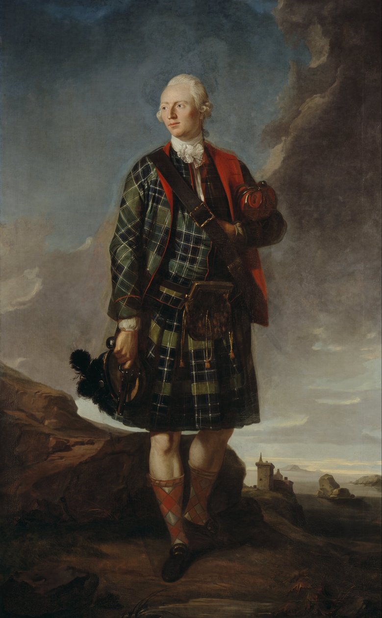 Sir Alexander Macdonald (Sir Alasdair MacDhòmhnaill Shlèite), 1744 von Attributed to Sir George Chalmers