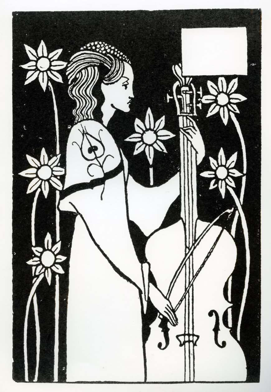 Dame mit Cello, aus 