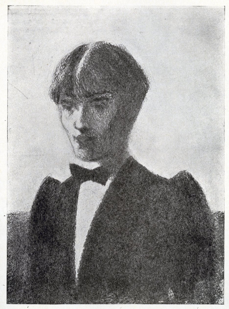 Skizzenporträt des Künstlers von Aubrey Beardsley
