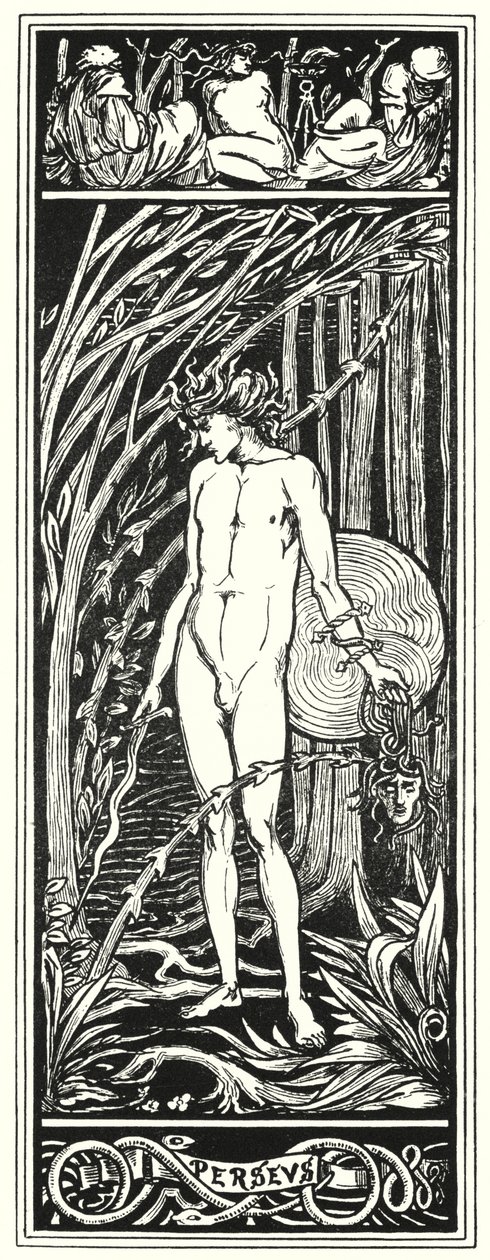Perseus 1920 von Aubrey (after) Beardsley