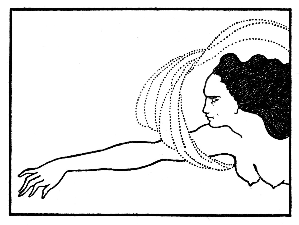 Flosshilde, Illustration für Das Rheingold, veröffentlicht in 'The ...