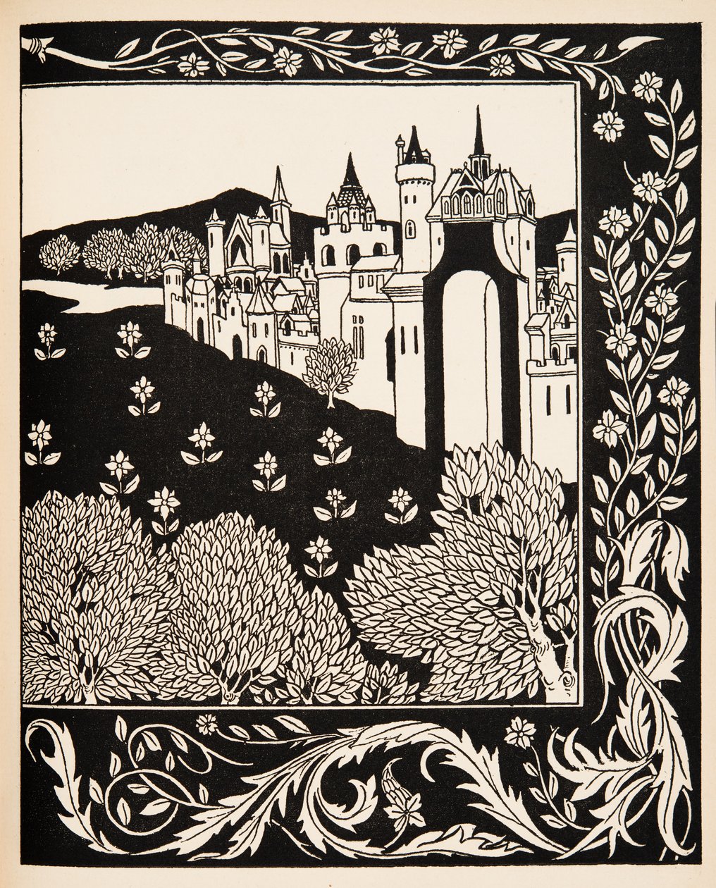 Wie Königin Guenever am Maientag ritt von Aubrey Beardsley