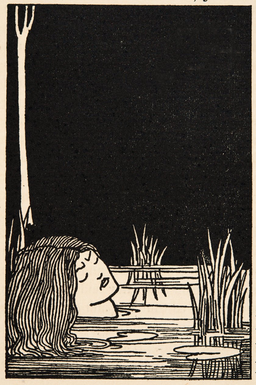 Dame vom See von Aubrey Beardsley