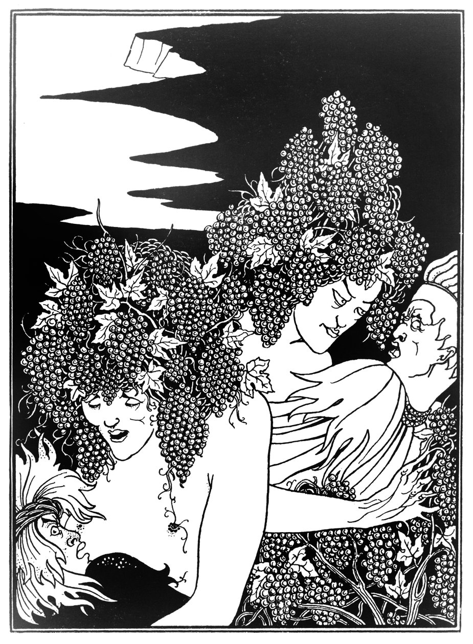 Die Falle der Weinlese, 1894 von Aubrey Beardsley
