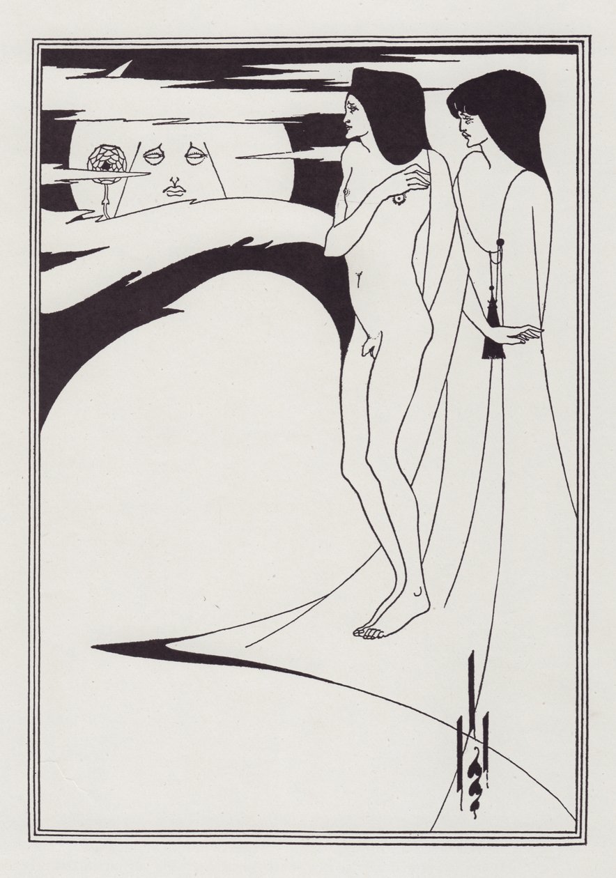 Die Frau im Mond, 1893 von Aubrey Beardsley
