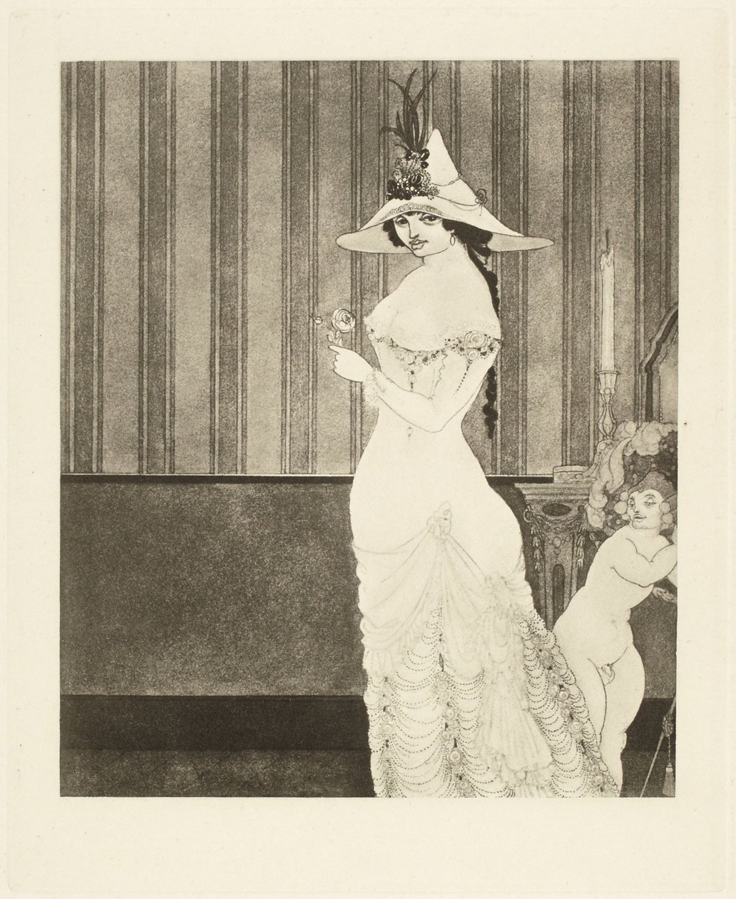 Frau von Aubrey Beardsley