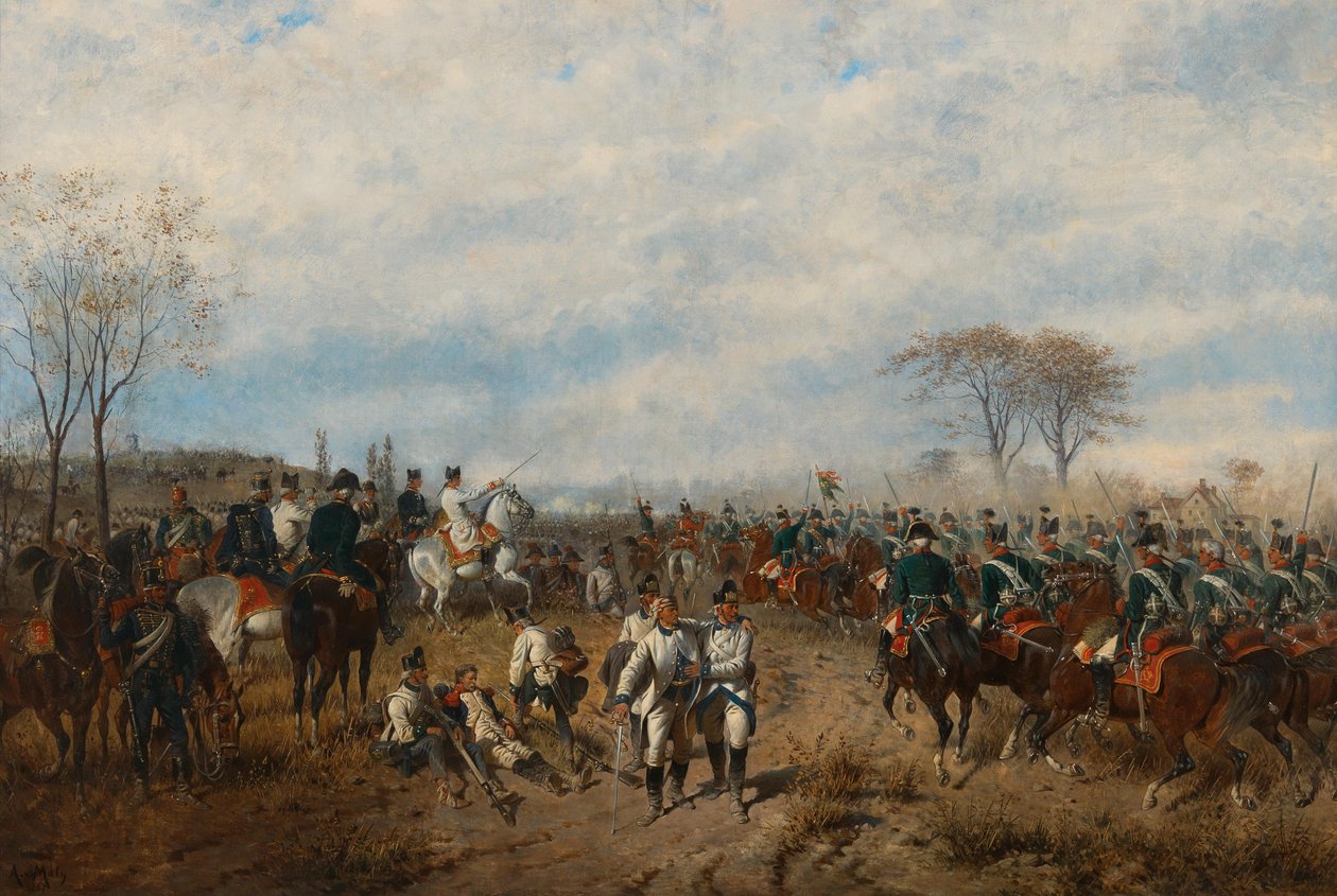August von Maly Erzherzog Karl in der Schlacht bei Aldenhoven von August von Maly