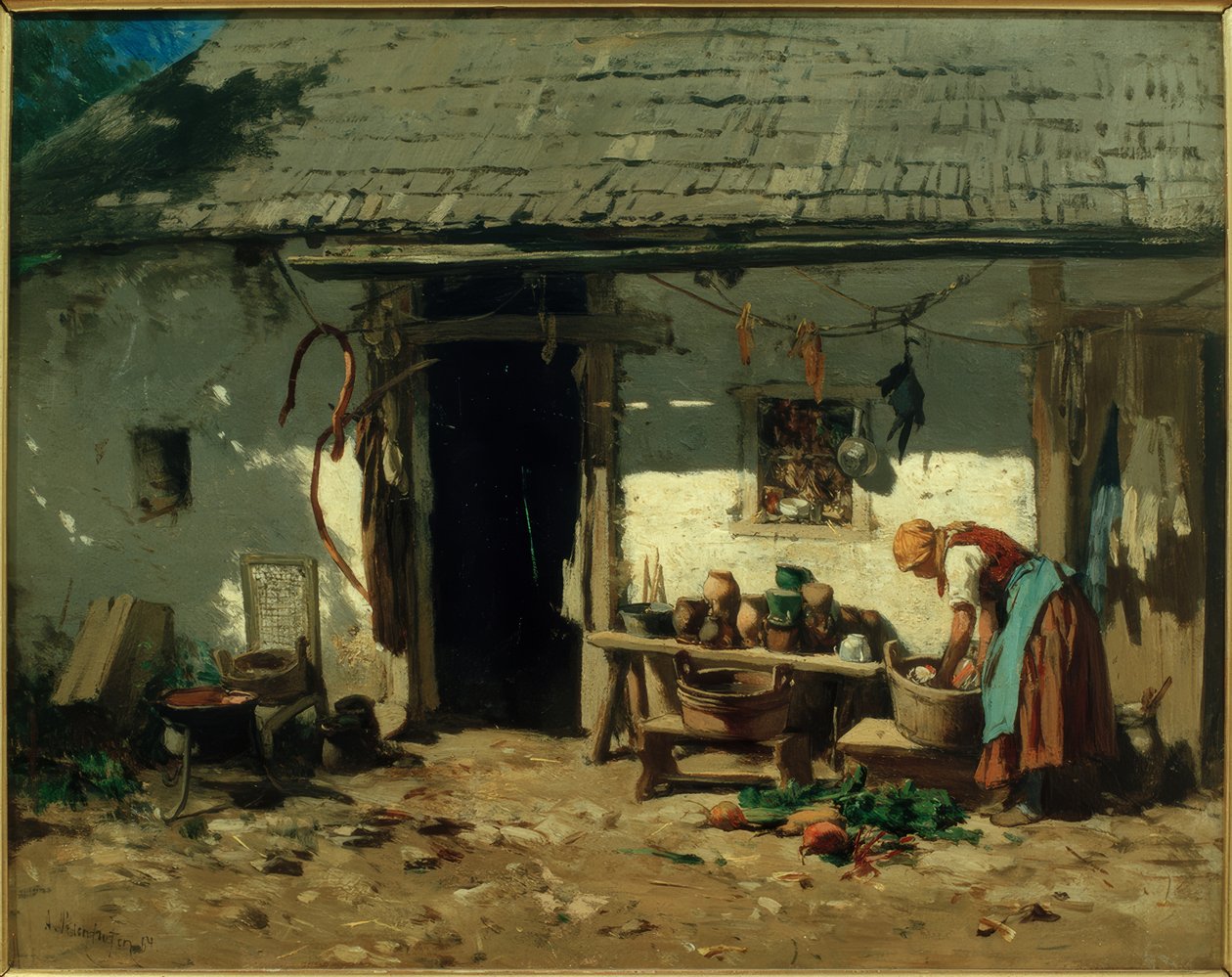 Niederösterreichisches Bauernhaus von August von Pettenkofen