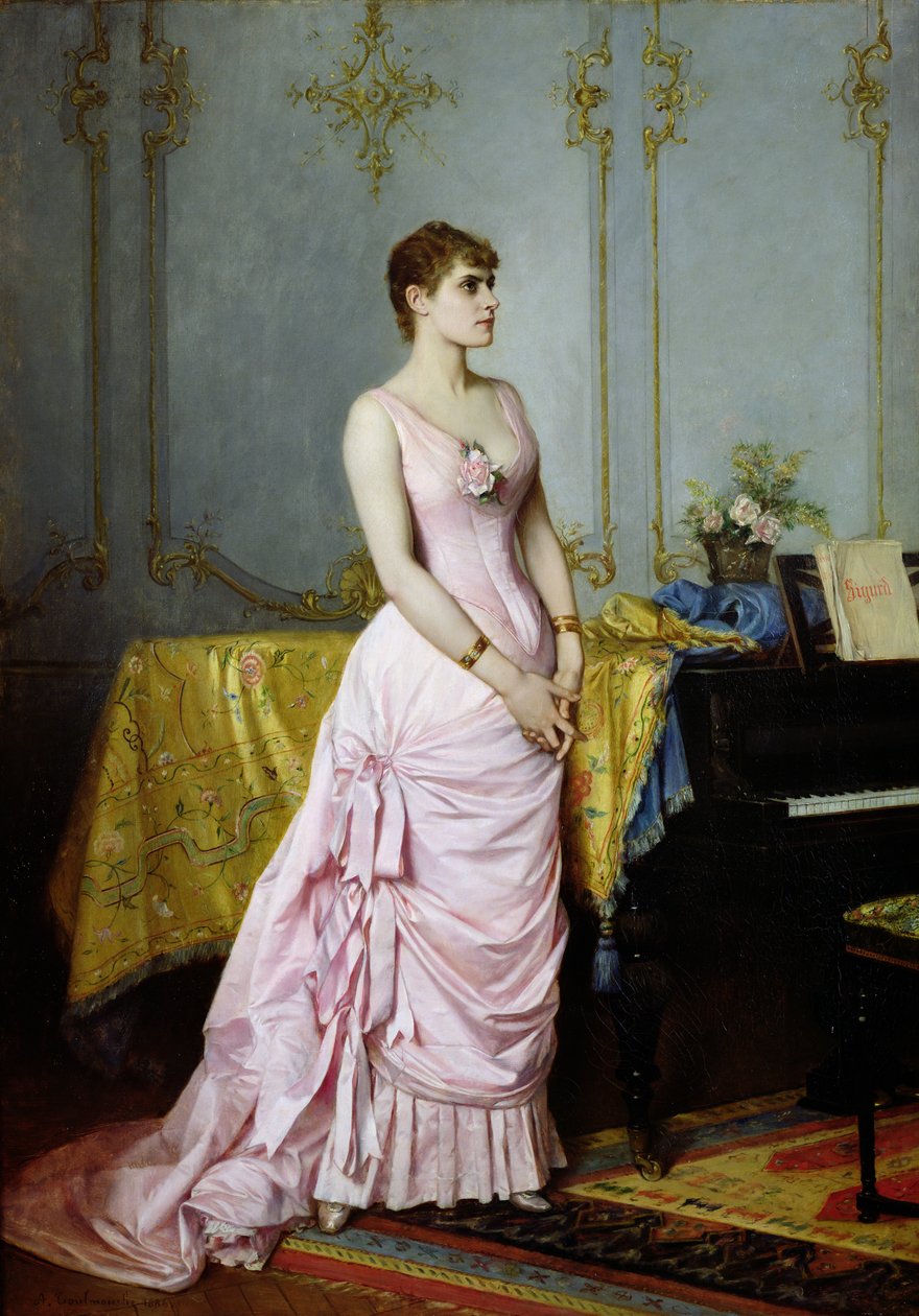Porträt von Rose Caron (1857-1930) 1886 von Auguste Toulmouche