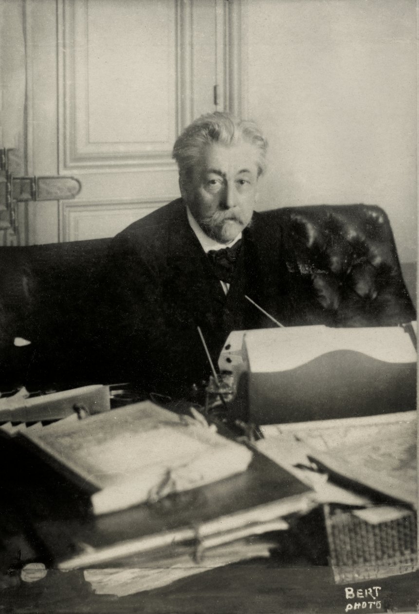 Porträt des Schriftstellers Frédéric Masson von Auguste Bert