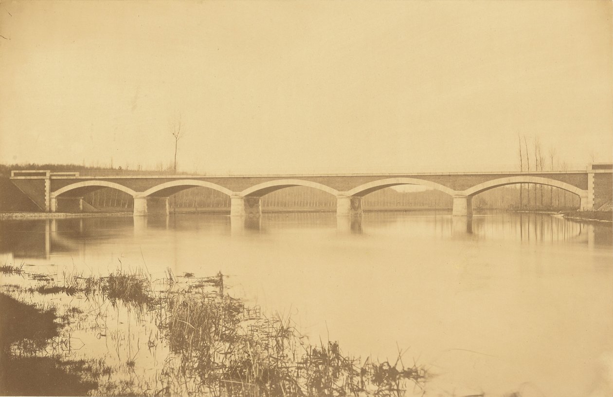 Linie von Villeneuve-Saint-Georges nach Montargis, Viadukt über den Loing (bei Montargis) von Auguste Hippolyte Collard