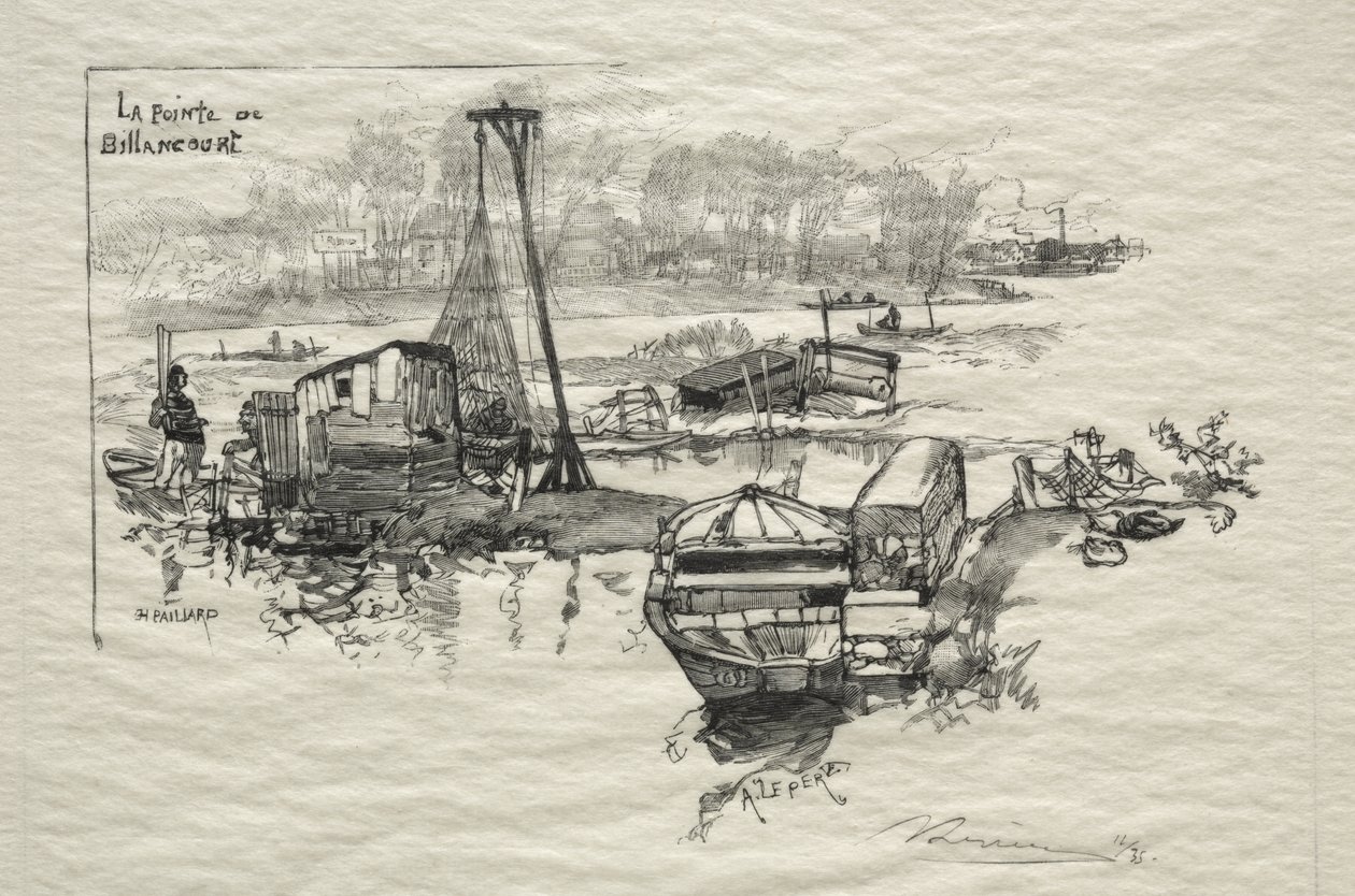Le Point de Billancourt von Auguste Louis Lepère