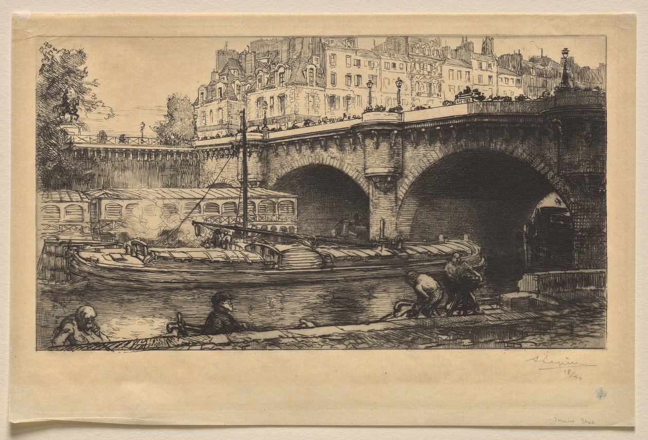 Le Pont Neuf von Auguste Louis Lepère