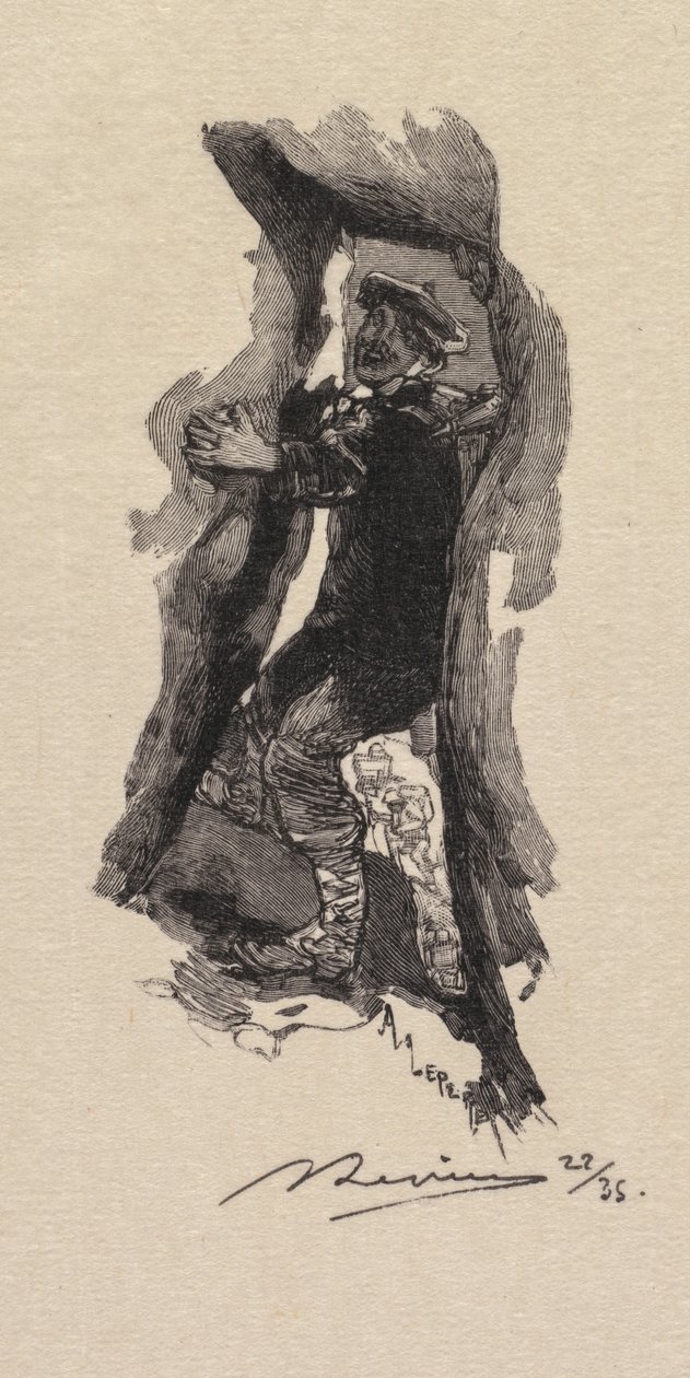 Wald von Fontainebleau: Pass der sieben Höhlen La Forêt de Fontainebleau..., 1890 von Auguste Louis Lepère