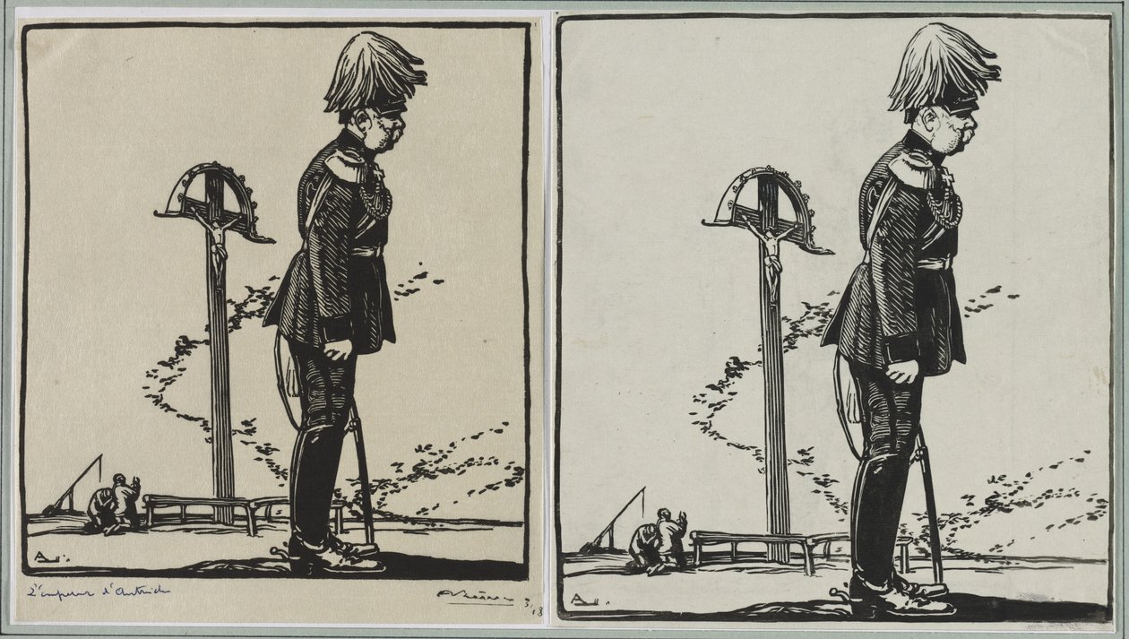 Der Kaiser von Österreich, 1914 von Auguste Louis Lepère