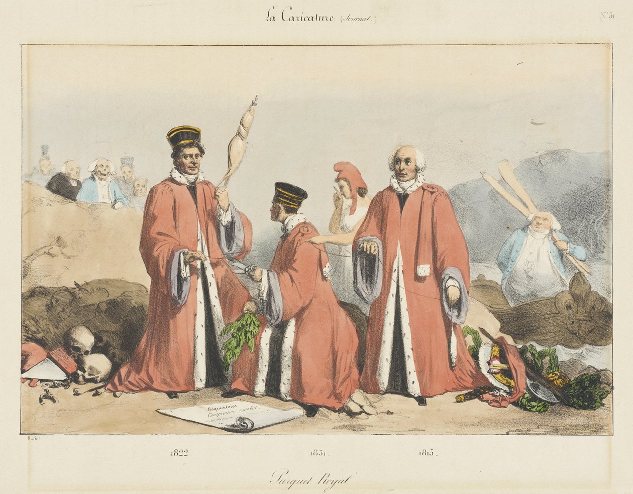 Königliches Parkett von Auguste Raffet