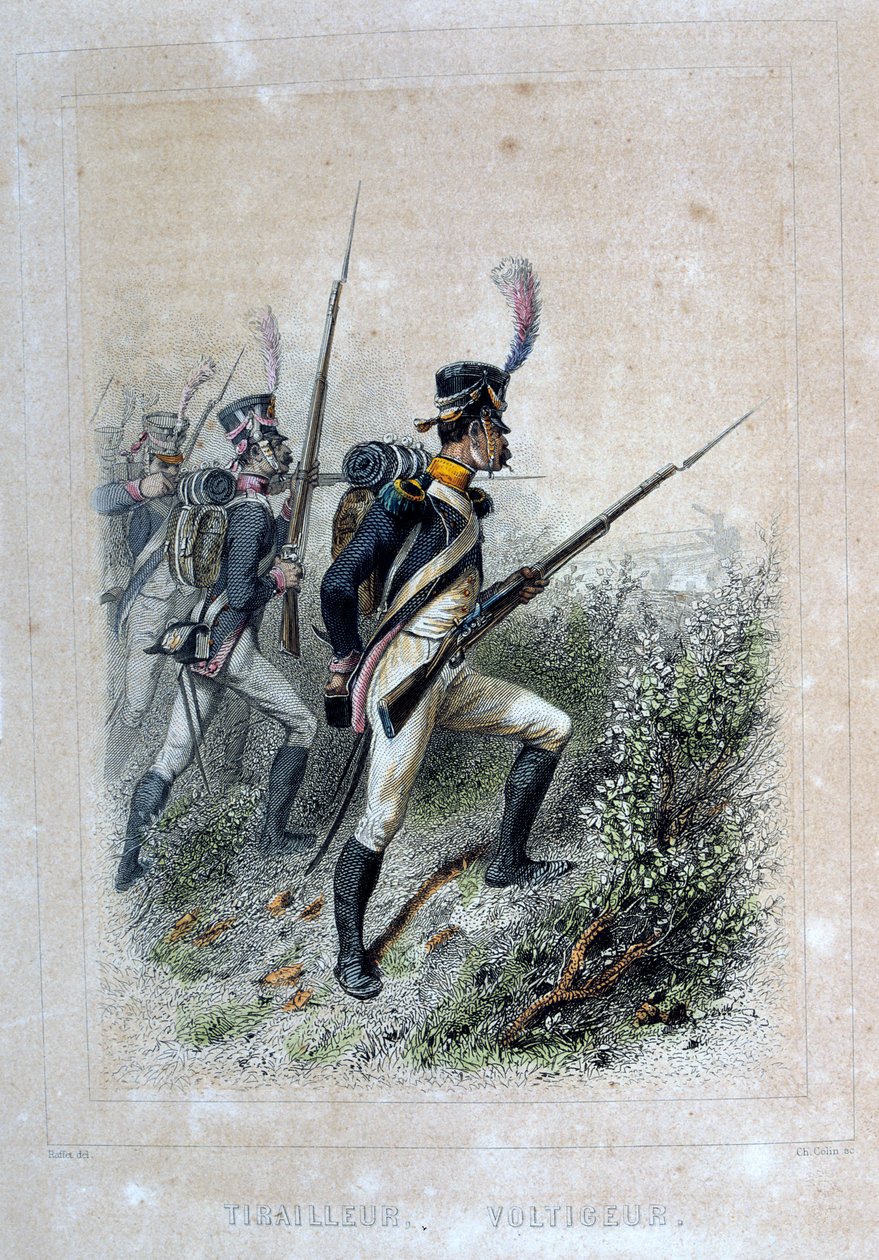 Tirailleur Voltigeur, Schütze, 1859 von Auguste Raffet