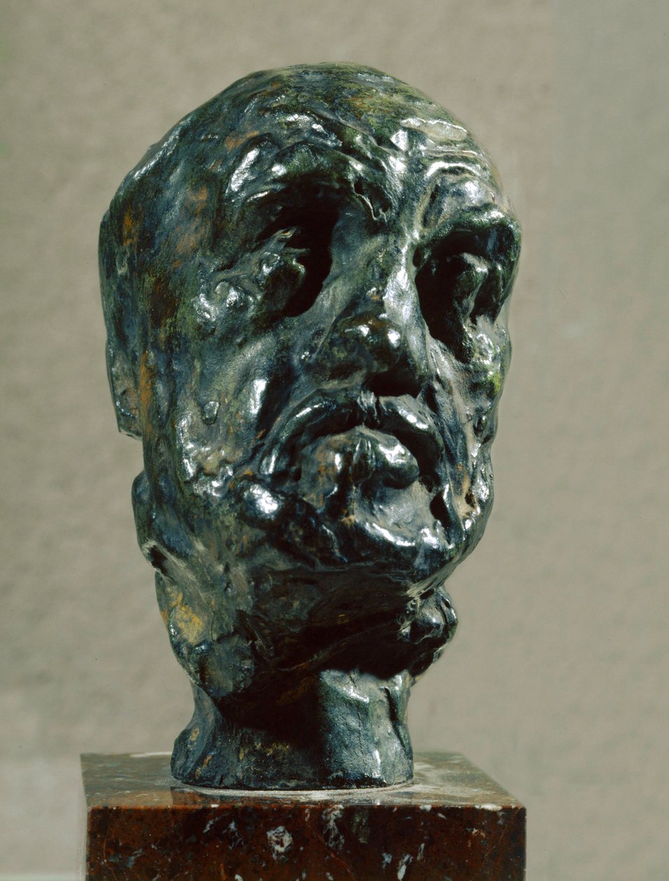 Der Mann mit der gebrochenen Nase von Auguste Rodin
