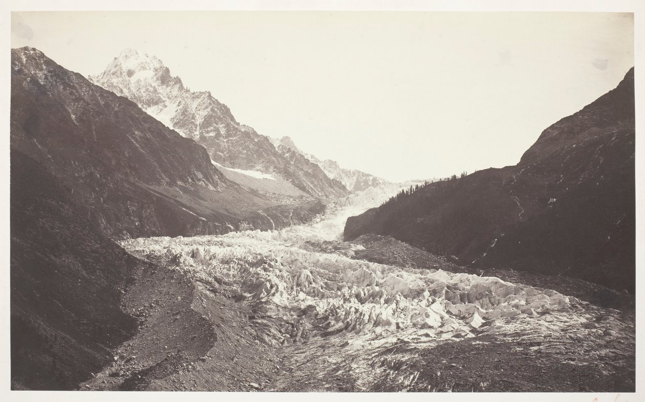 Savoie 48. Aiguille und Gletscher von Argentières von Auguste Rosalie Bisson
