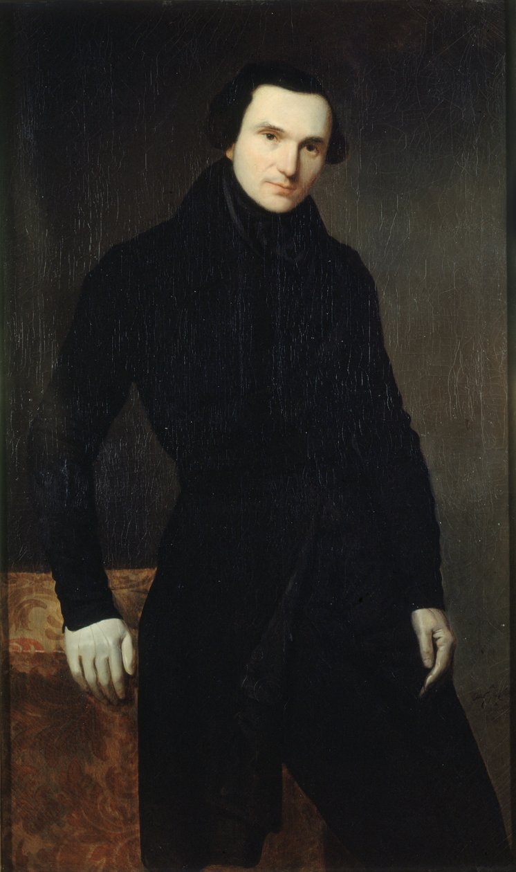 Porträt von Eugène Renduel 1798-1874, 1836 von Auguste de Chatillon