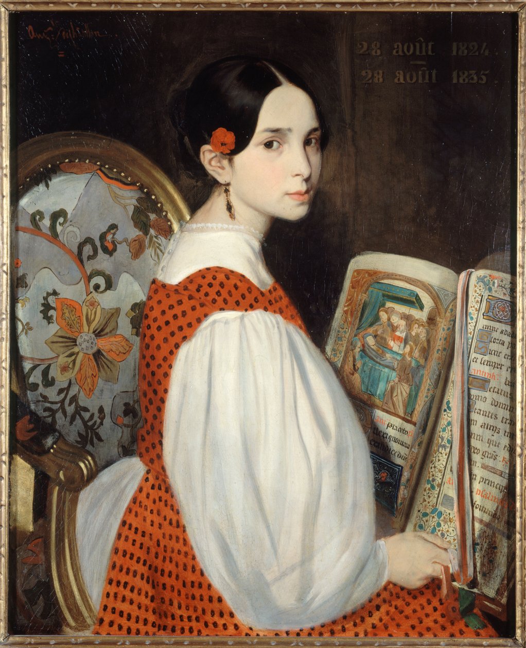 Léopoldine mit dem Stundenbuch von Auguste de Chatillon
