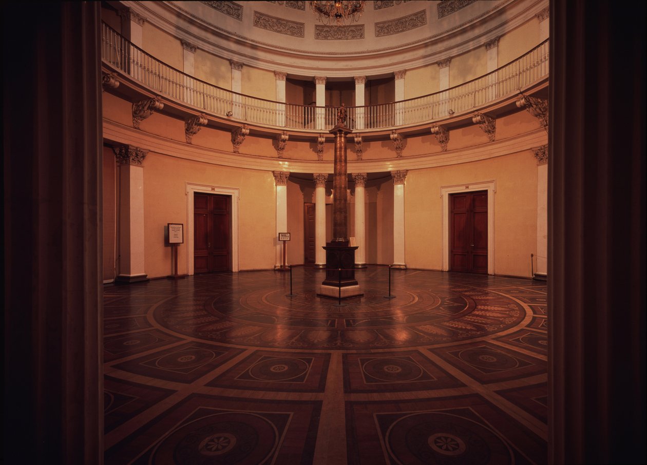 Die Rotunde des Winterpalastes, 1830er von Auguste de Montferrand