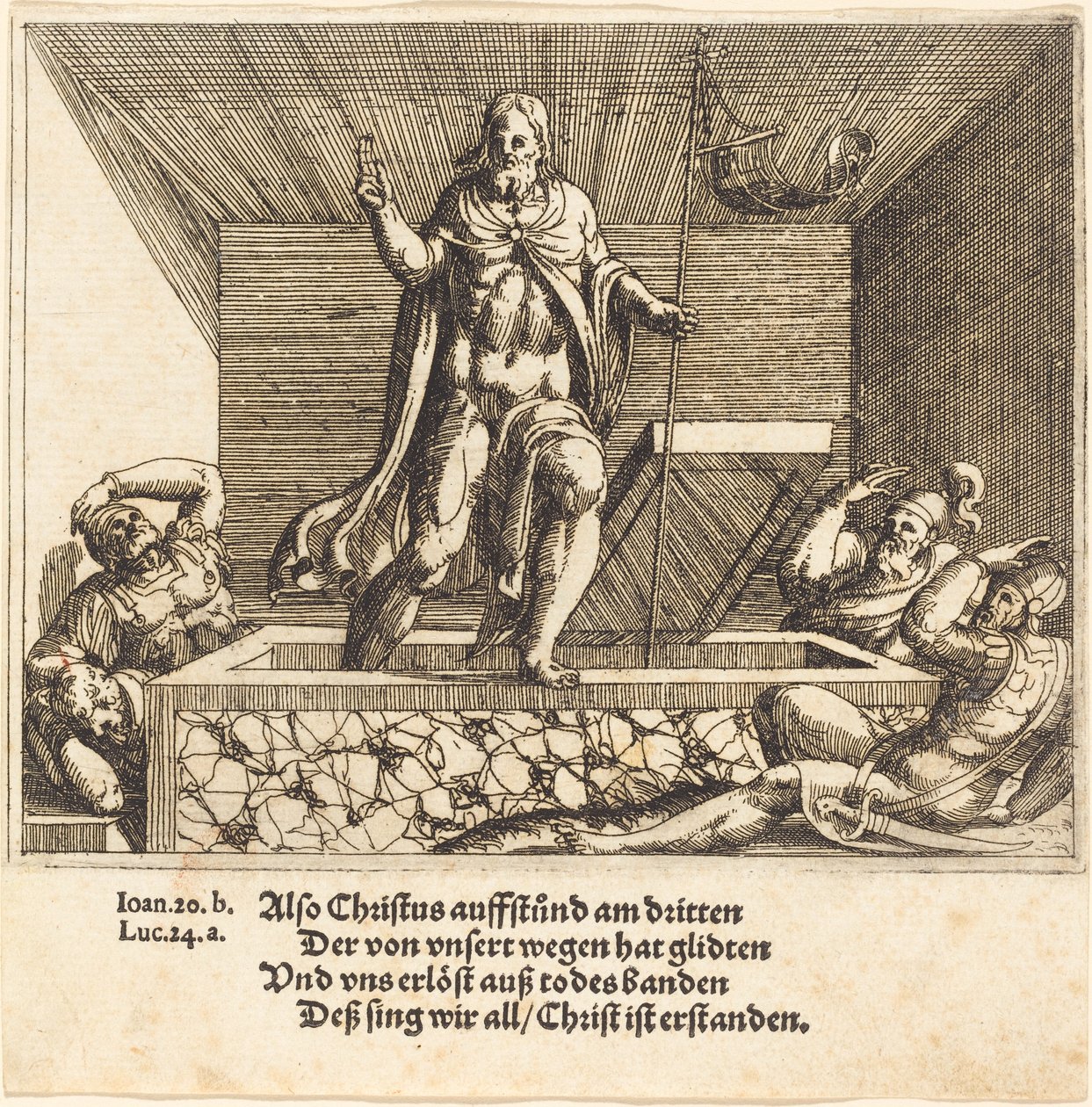 Die Auferstehung von Augustin Hirschvogel