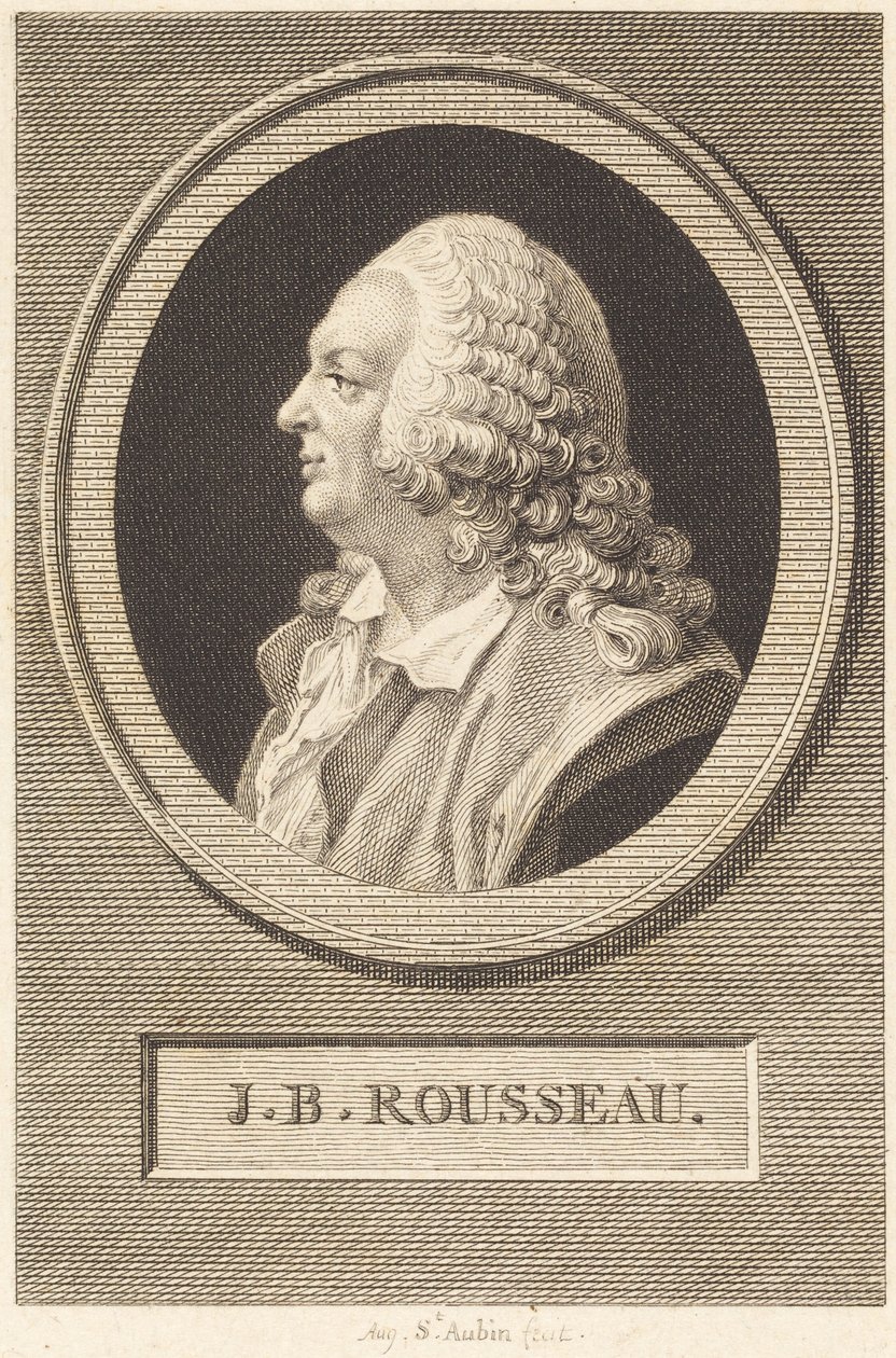 Jean-Baptiste Rousseau von Augustin de Saint-Aubin