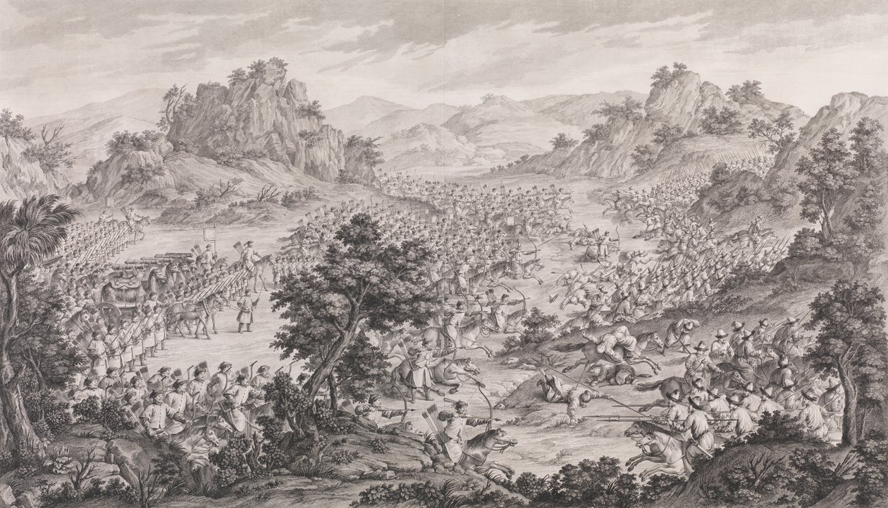 Der große Sieg von Qurman von Augustin de Saint Aubin