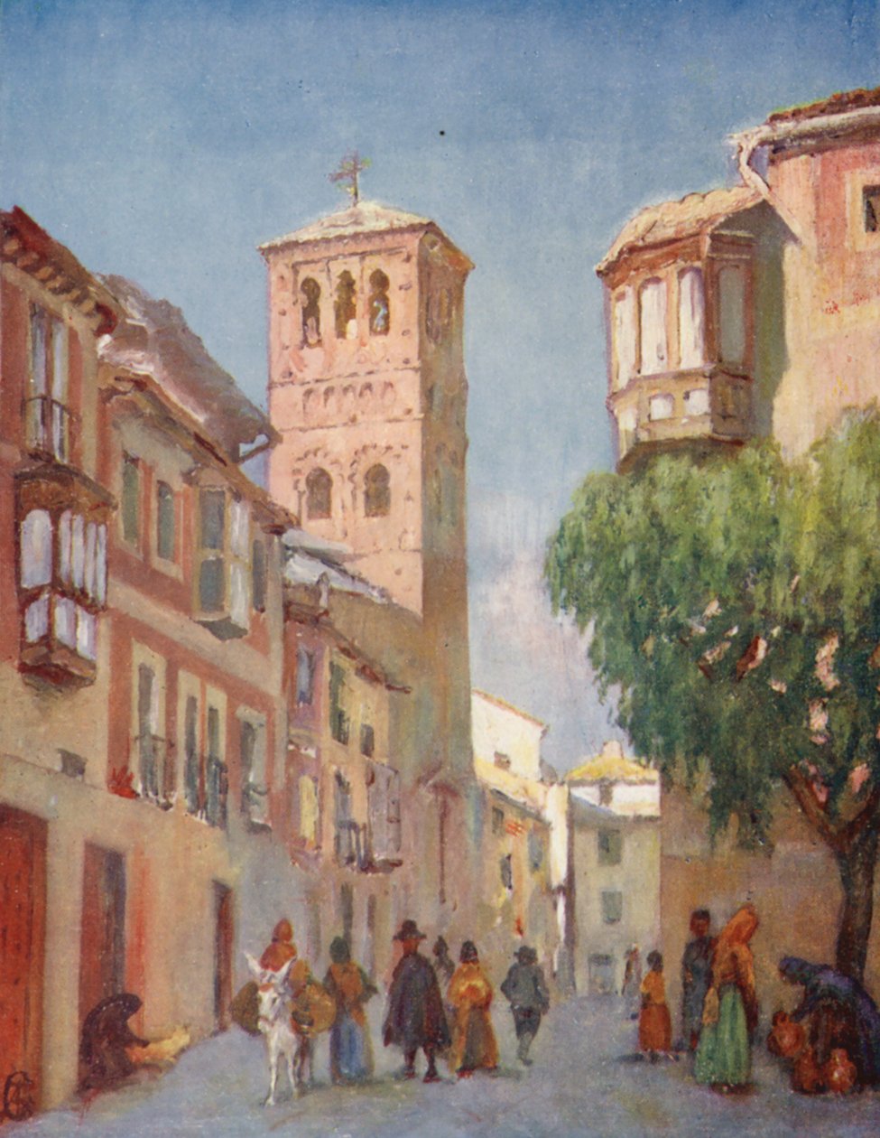 Straßenszene in Toledo von Augustine Fitzgerald