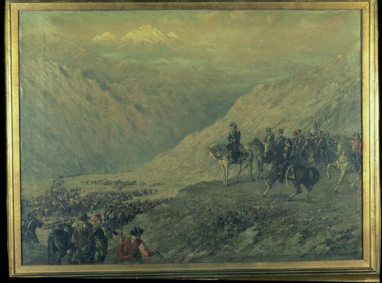 Der Übergang der Anden im Jahr 1817 von Augusto Ballerini
