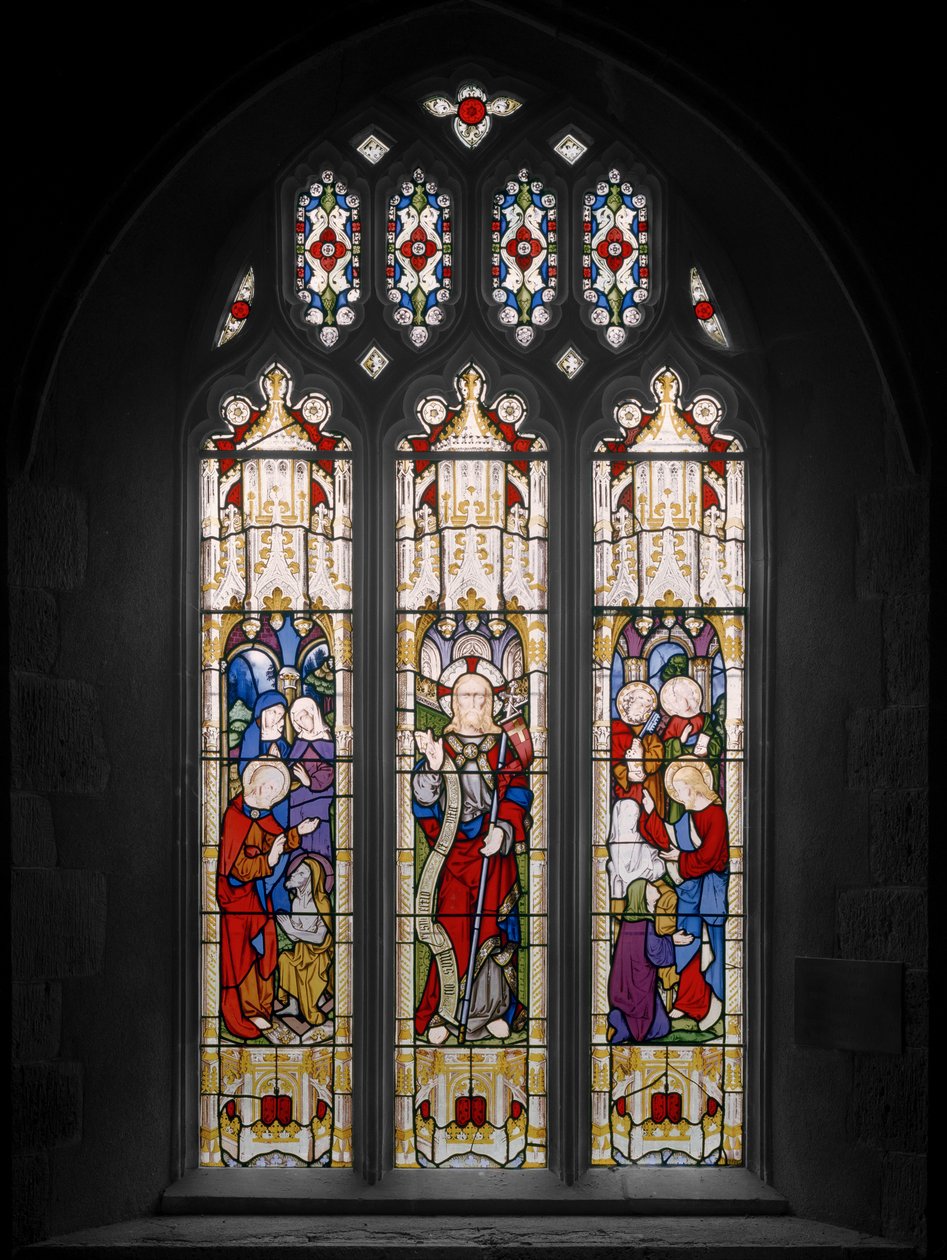 Die Auferweckung des Lazarus, Christus und die Auferweckung der Tochter des Jairus von Augustus Welby Northmore Pugin