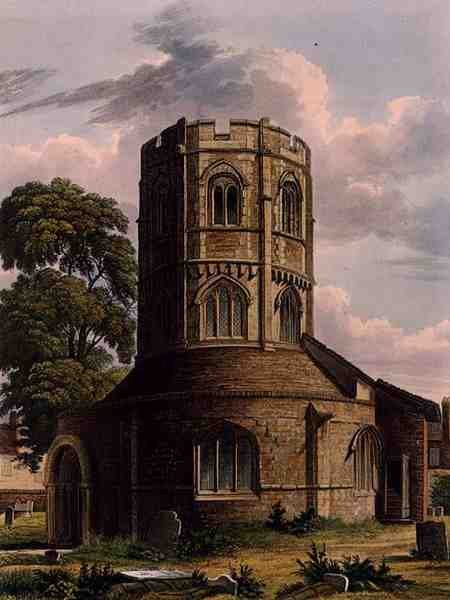 Kirche des Heiligen Grabes, Cambridge, aus 