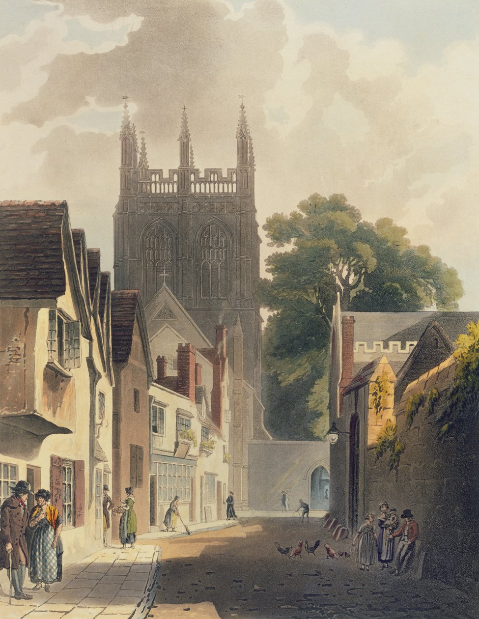 Magpie Lane, Oxford, Illustration aus der 