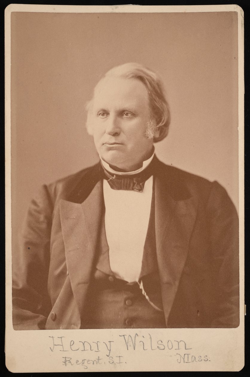 Porträt von Henry Wilson 1812-1875, vor 1876 von Augustus Marshall