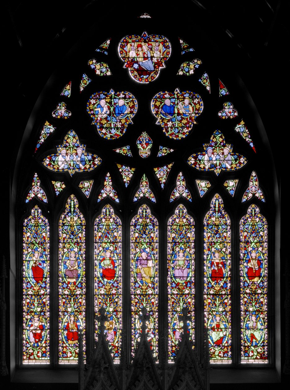 Ostfenster mit Jessebaum von Augustus Welby Northmore Pugin