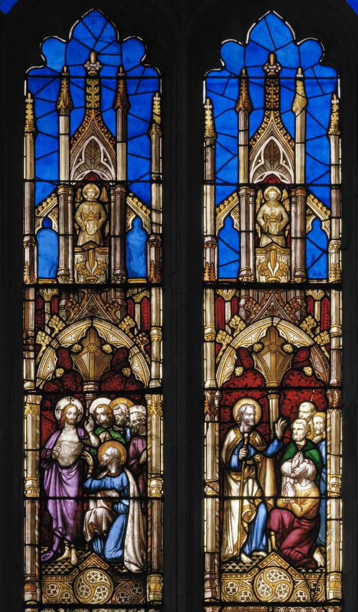 Ereignisse im Leben des St. Thomas der Apostel (Detail) von Augustus Welby Northmore Pugin